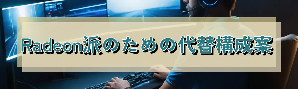 Radeon派のための代替構成案
