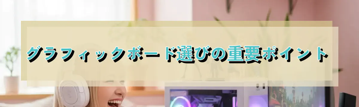 グラフィックボード選びの重要ポイント
