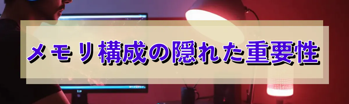 メモリ構成の隠れた重要性