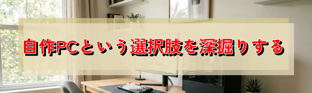 自作PCという選択肢を深掘りする