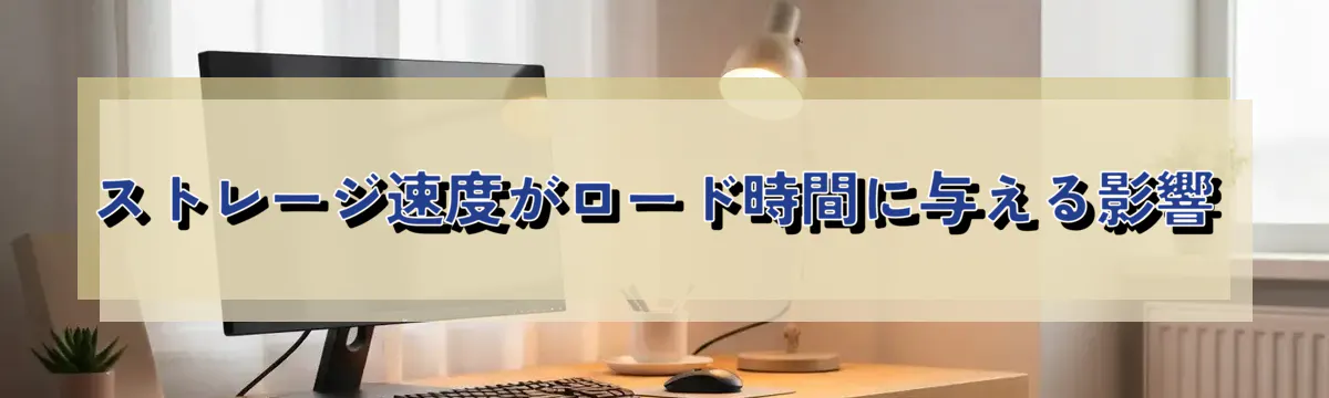 ストレージ速度がロード時間に与える影響