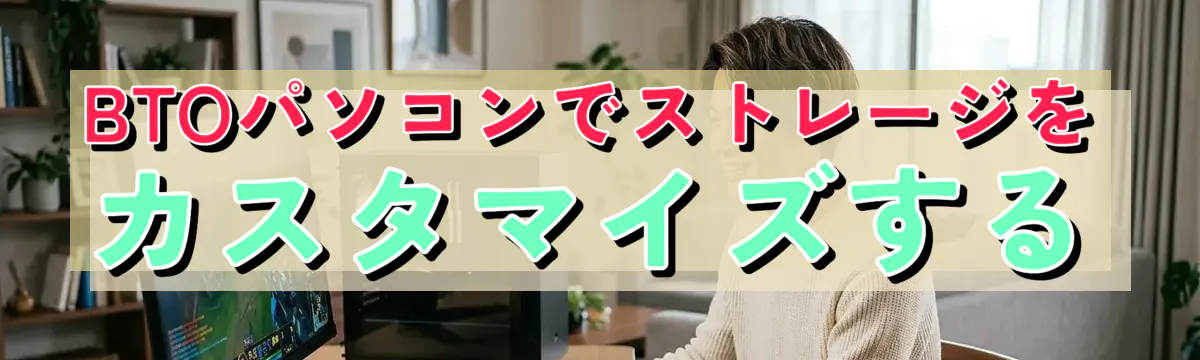 BTOパソコンでストレージをカスタマイズする