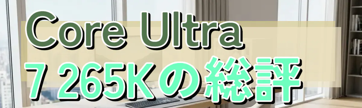 Core Ultra 7 265Kの総評