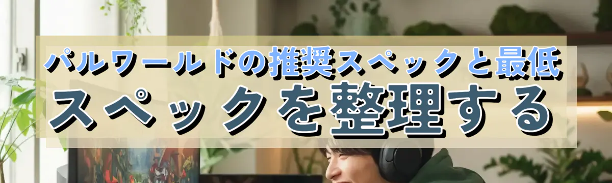 パルワールドの推奨スペックと最低スペックを整理する