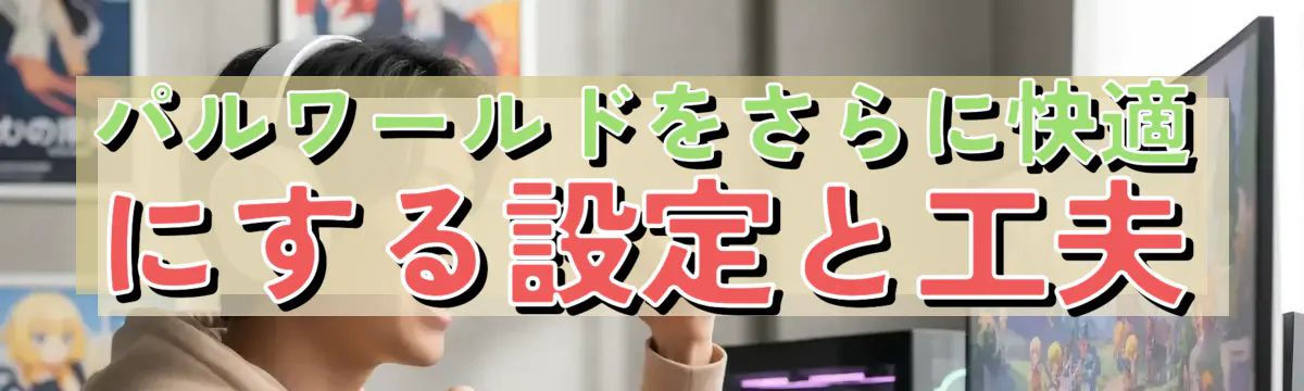 パルワールドをさらに快適にする設定と工夫