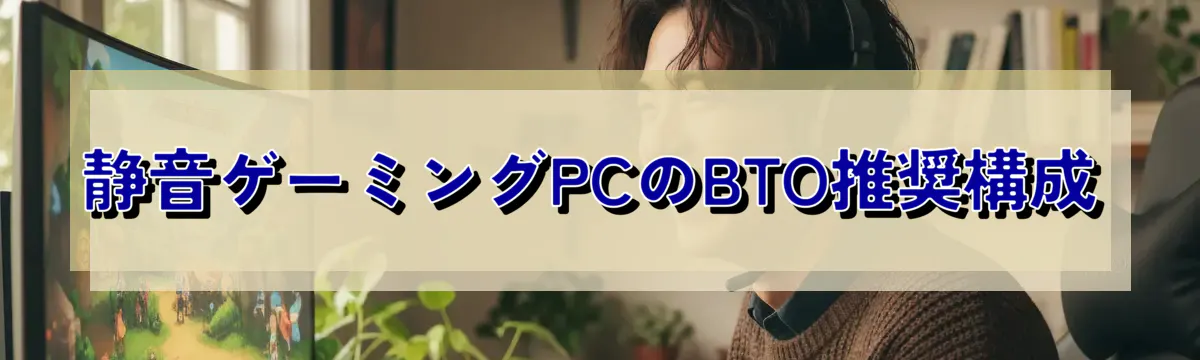 静音ゲーミングPCのBTO推奨構成